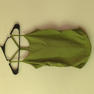 Beyond the Bump Green Maternity Tank Top